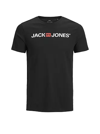 JACK & JONES | T-Shirt "JJECORP" | schwarz